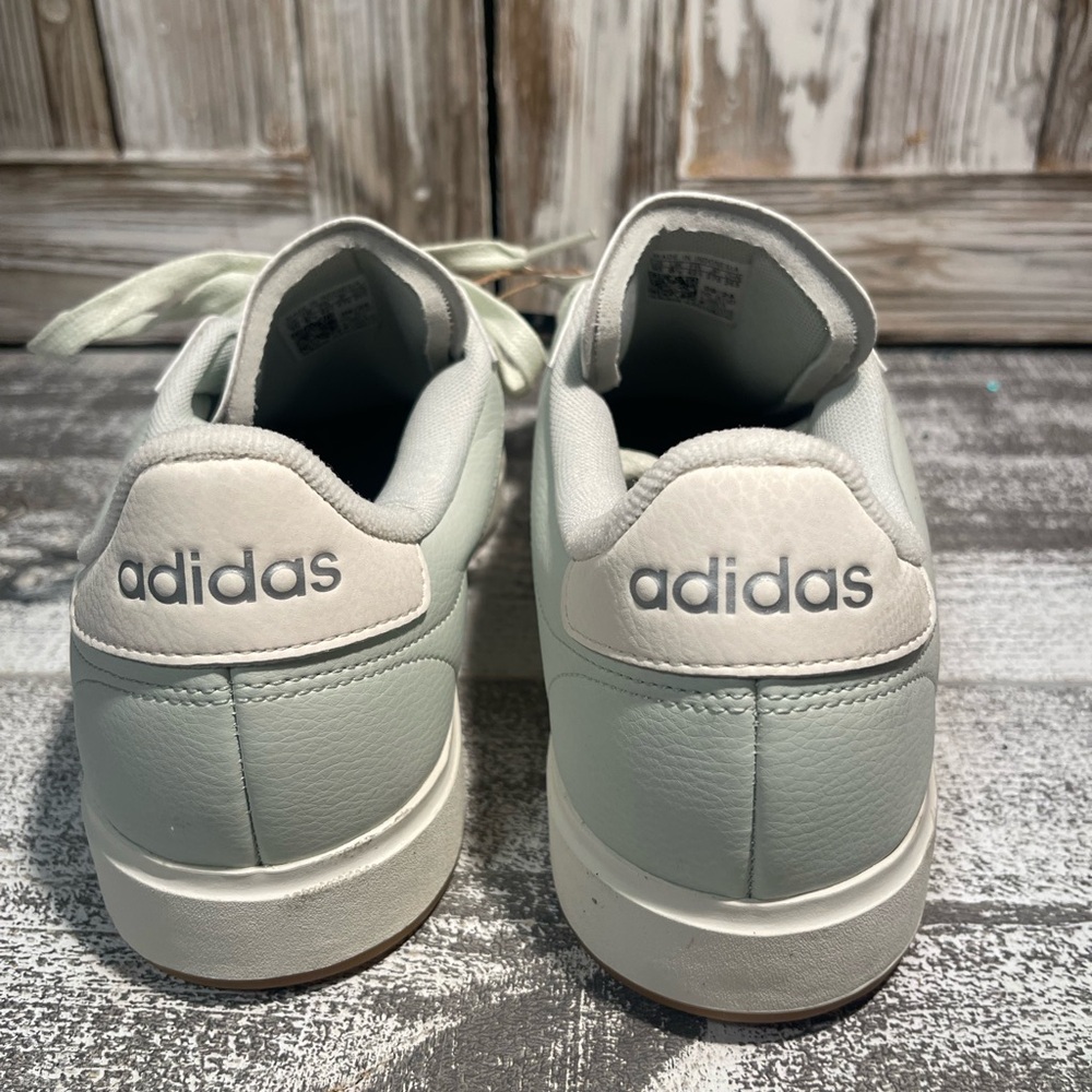 Adidas Light Green Court Sneakers Mint color. Size 10 New women’s - Picture 4 of 7